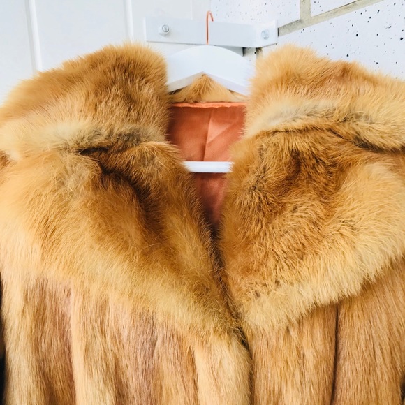 Fur Fox coat size Small - Picture 2 of 8